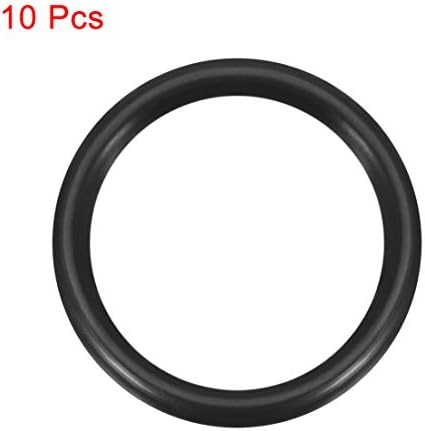 uxcell Nitrile Rubber O-Rings 27.7mm OD 22.4mm ID 2.65mm Width, Metric Sealing Gasket for Automotive Machine Plumbing, Pack of 10 - Image 2