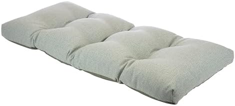Klear Vu The Gripper Non-Slip Tufted Bench Cushion for Indoor Furniture, Assembled in USA, Entryway Storage, Bay Window, Corner Nook or Piano Seat, 33 Inches, Solid Spa - Image 5