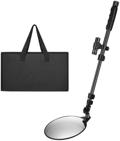 Barydat 1 Pack 8 Inch Under Vehicle Inspection Mirror by home