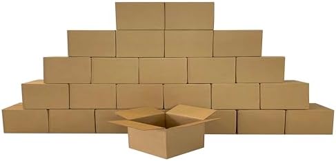 Corrugated Mail & Shipping Boxes, 25 Pack, 12 x 12 x 6 inch - Image 2
