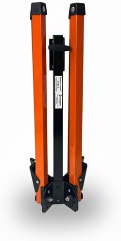 Traffic Roll-Up Sign Kit with Stand – Collapsible Safety Sign & Heavy-Duty Portable Stand, High Visibility, Easy Setup (Flagger Ahead, Non-reflective) - Image 3