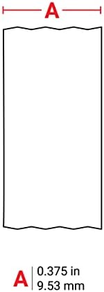Brady Authentic (M21-375-595-RD) All-Weather Vinyl Label for Indoor/Outdoor ID, Lab and Equipment Labeling, White on Red- For M210, M210-LAB, M211, BMP21-PLUS and BMP21-LAB Printers, .375" W, 21' L - Image 4