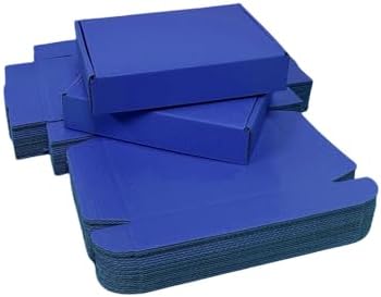 50 Pack 9x6.3x2 in Industrial Blue Shipping Boxes - Image 4