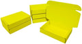 100 Pack 4.1x3x1.2 in Lemon Yellow Mini Shipping Boxes by Unknown
