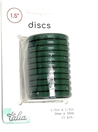 Talia Discbound Notebook - Discs (Green Olive, 1.5inch) - Image 3