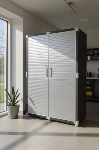 Heavy-Duty Commercial Storage Cabinet (Satin Graphite Black, 60" W x 24" D x 72" H) - Image 7