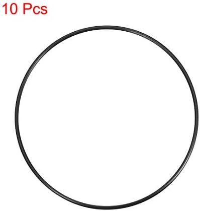 uxcell Nitrile Rubber O-Rings 125mm OD 118.8mm ID 3.1mm Width, Metric Sealing Gasket, Pack of 10 - Image 2