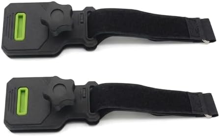 RV Awning Clamps 2 Pack, Grommetless Tarp Tie Down Clips, Thumb Screw Tarp Clamp with Hook and Loop Strap, Anti Slip Pads for Camper Awning, Canopy, Pool Cover by Unknown