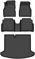AIPOIL® Floor Mats & Cargo Liner Set for 2018-2024 Nissan Kicks All Weather Protection TPE Anti-Slip Automotive Full Set Custom Car Mats Accessories - Black by AIPOIL