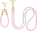 Crystal Phone Strap Crossbody and Wrist Lanyard, Anti Theft Layered & Wrist Strap Cell Phone Neck for Women by FUAHXYESFashionPhoneLayeredJewelry