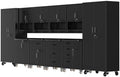 10-Piece Garage Storage Cabinets System Heavy Duty Workshop Set by FLIXELIO