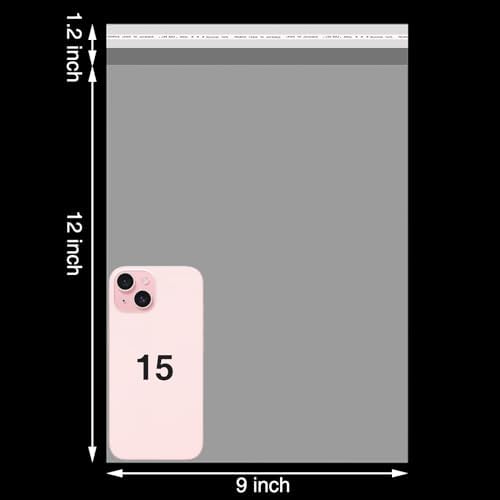 120Pcs 9x12 Inch Clear Self Sealing Cellophane Bags, 2 Mil - Image 2