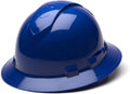 Pyramex Ridgeline Full Brim Hard Hat 4 Point Ratchet Vented by PyramexSafety