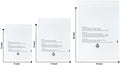 Infinite Pack Large 300 CT Combo Pack9x12,11x14,14x20 inches Self Sealing Clear Poly Bags with Suffocation Warning, Strong Adhesive, Not Resealable, 400 Count, FBA compliant by InfinitePack