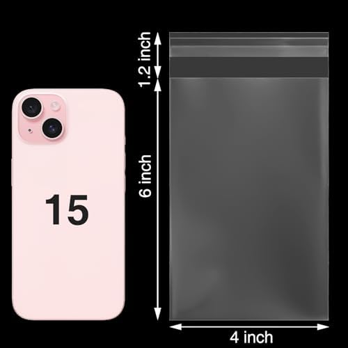 240Pcs 4x6 Inch Clear Self Sealing Cellophane Bags, 2 Mil Thick - Image 2