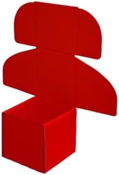 30 Pack 4x4x3.5 in Red Shipping Boxes - Image 5