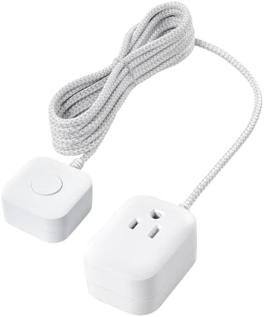 SURAIELEC Extension Cord with Switch On/Off Plug, 6FT Braided Power Cable by SURAIELEC