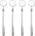 Flylin 4Pcs Telescoping Inspection Mirror Pen Style 33mm for Car Repair by Flylin