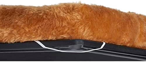 MidWest Homes for Pets QuietTime Dog Bed – Cinnamon Faux Fur Bolster, Ultra-Soft and Machine Washable, Fits 42-Inch Crates and Carriers, for Large Breed Dogs - Image 7