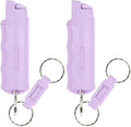 Sabre Pepper Spray with Quick Release Keychain for Self Defense – Maximum Police Strength OC Spray with UV Marking Dye, Twist Lock Safety, Finger Grip, 10‑Second Spray, 14‑ft Range, Made in USA by SABRE