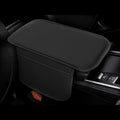 Car Center Console Cover, Leather Car Armrest Cover with 2 Side Storage Bags, Waterproof Anti-Scratch Console Protector, Universal Armrest Pad for Most SUVs, Sedans and Trucks (Black) by Unknown