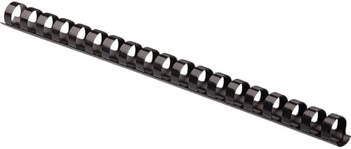 Fellowes 1/2-Inch Plastic Binding Combs, Classroom Organization School Supplies, 90-Sheet Capacity, 100-Pack, Black (52326) - Image 2
