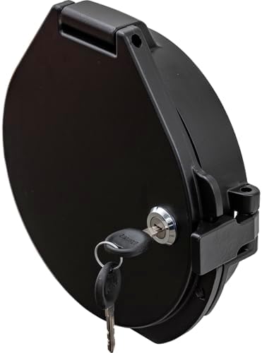 Buyers Products CC810, 8 Inch Locking Conduit Carrier Kit, Black Powder Coat Aluminum, Key Locking Door and End Cap, Drill-Free Mount, Adjustable Length Carrier for Trailers, Ladder Racks - Image 2
