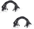 Mytee Products 100 Pack 31" EPDM Rubber Tarp Bungee Straps with Crimped Hooks Tie Down Cords Heavy Duty, Ideal for Securing Tarps, Canvases, Cargo by MyteeProducts