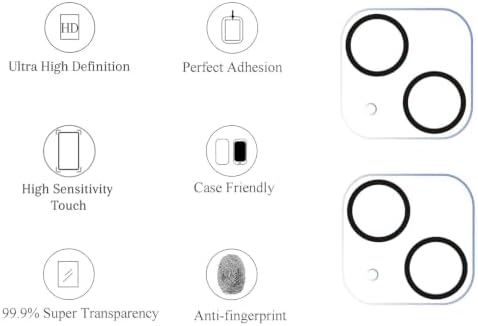 Ailun 2 Pack Camera Lens Protector for iPhone 13 & iPhone 13 Mini - Image 2