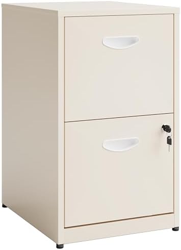 Polup 2 Drawer File Cabinet with Lock, Metal Filing Cabinet for Home Office by POLUP