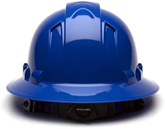 Pyramex Ridgeline Full Brim Hard Hat 4 Point Ratchet Vented - Image 4