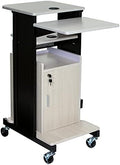 OEF Furnishings Premium Plus Presentation Cart with Storage Cabinet by OEFFurnishings