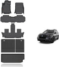 KELCSEECS® Floor Mats & Cargo Liner with Backrest Mats for 2025 2024 2023 2022 2021 2020 2019 Subaru Ascent 7/8 Seat All Weather Car Mats Subaru Ascent Floor Mats Backrest Trunk Mat Accessories by KELCSEECS