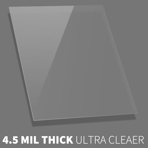 Binditek 4.5 Mil PET Binding Covers, 8.5 x 11 Inches, Ultra Clear, 100 Pack - Image 2