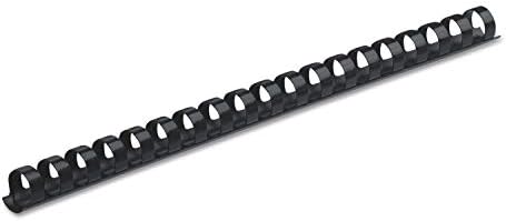Fellowes Plastic Combs - Round Back, 3/8 Inch, 100 pack, Navy (52505) by FellowesBrands