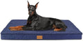 Patas Lague Orthopedic Large Dog Bed Pet Sofa Mat 56''X40'' Navy Blue by PatasLague