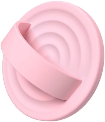 Magnetic Phone Grip for MagSafe, Silicone Ring Grip, Pink by COFFKER