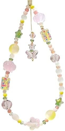 Beaded Camera Wrist Strap Cute Digital Camera Charm Lanyard, Phone Wristlet Charms, Phone Chain for Camera by CasaPopz