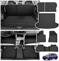 Powerty Floor Mats for Kia Sportage Hybrid (Not for PHEV) 2023-2026, All Weather 3D TPE Anti-Slip Trunk Cargo Liner Seat Back Covers Protectors Full Set Car Accessories by Powerty