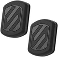 Scosche Extra Strength Magnetic 3M Flush Mount Phone Holders for Your Car Dashboard and Flat Surfaces, Low Profile Cell Phone Holder with Thick Metal Plate for iPhone and Android, Not MagSafe, 2-Pack by Scosche