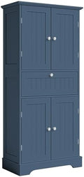 ChooChoo 51" H Bathroom Floor Cabinet with Drawer and Adjustable Shelves by ChooChoo