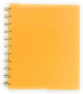 Talia Discbound Notebooks, Planner, Customizable, With 1" Gold Discs (BBQ Mustard, Letter (8.5in x 11in)) by Talia