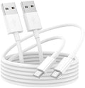 Car Carplay Cable for iPhone 15/16/17 Charger Cord,USB A to USB C Fast Charging Cable 3FT 2Pack Compatible for Apple 17 Pro Max/16 Plus/for IPad Pro 12.9/11/Air 5th/4th Mini Gen Type C Charge by YBMTIGICS