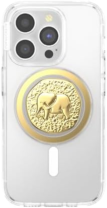 PopSockets Phone Grip for MagSafe, Magnetic Holder- Elephant Token - Image 3