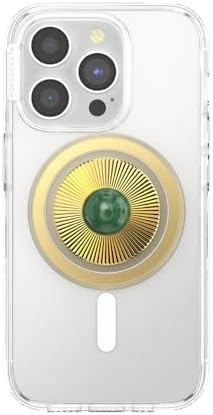 PopSockets Phone Grip for MagSafe, Magnetic Holder- Gem Brooch Jade - Image 3