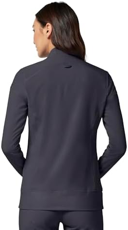 Cherokee iFlex Scrub Jacket for Women 2 Pocket Zip Front - Image 3