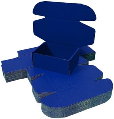 30 Pack 7.1x5.1x2 in Industrial Blue Shipping Boxes - Image 3