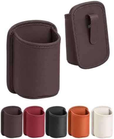 Leather Car Door Cup Holder Clip on Extra Large Drink Organizer 2 Pack by Unknown