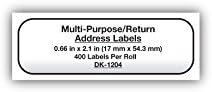 Brother Genuine DK-1204 Multipurpose Paper Label Roll, Die-Cut Paper Labels, Engineered for Excellence, 400 Labels Per Roll - Image 3