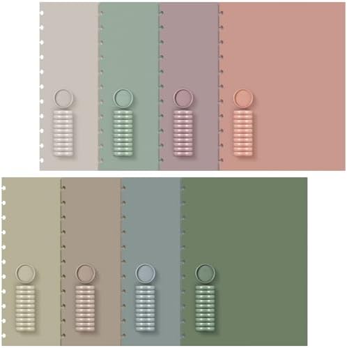 Fuutreo 8 Set Discbound Notebook Cover and Disc Set, Classic Color by Fuutreo